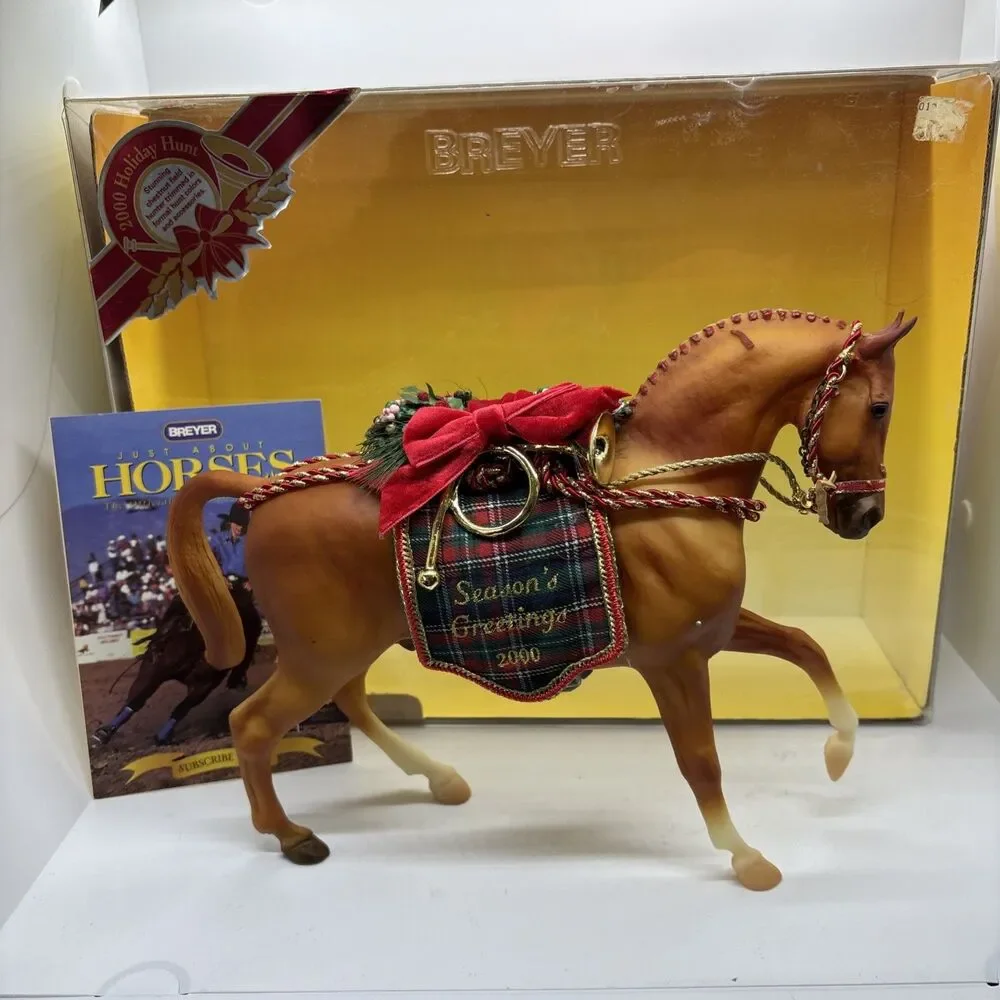 VTG Breyer 700400 Holiday Hunt 2000 Holiday Horse With Used Box - Picture 1 of 13